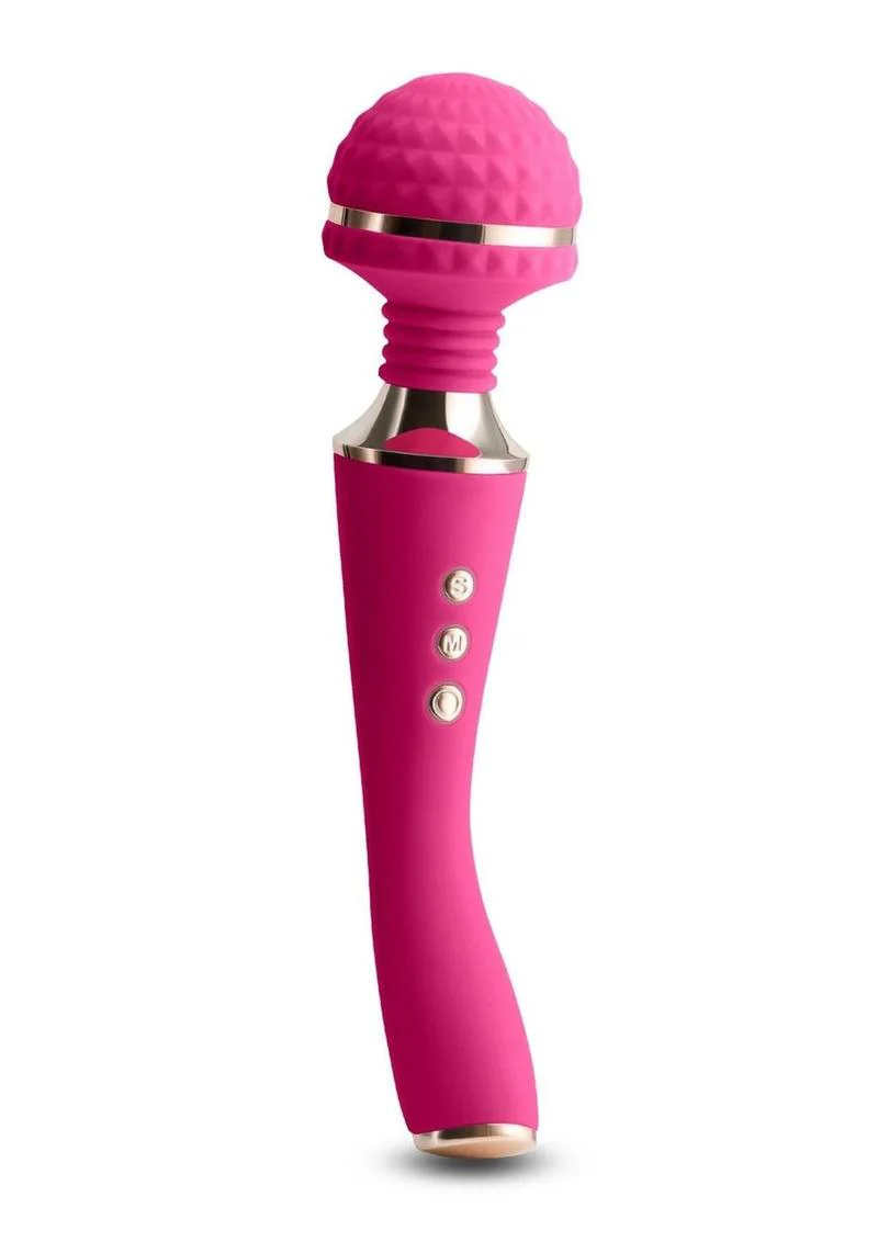 Sugar Pop Bliss Vibrating Wand Massager Rechargeable Silicone - Image 3