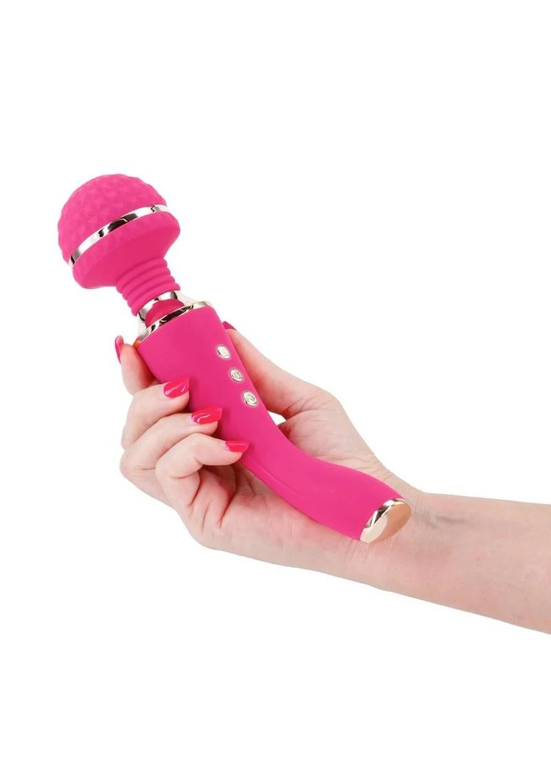 Sugar Pop Bliss Vibrating Wand Massager Rechargeable Silicone - Image 4