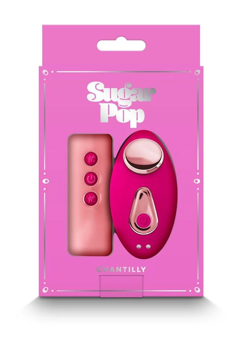 Sugar Pop Chantilly Rechargeable Silicone Panty Vibe with Remote Control - Image 8