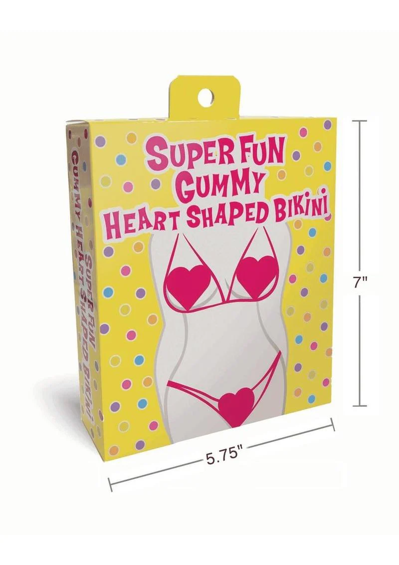 Super Fun Gummy Heart Shaped Bikini Candy Set - Image 4