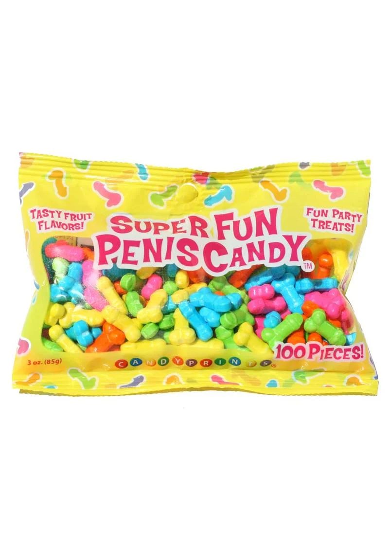 Super Fun Penis Candy 100 Pieces Tasty Fruit Flavors - Image 2