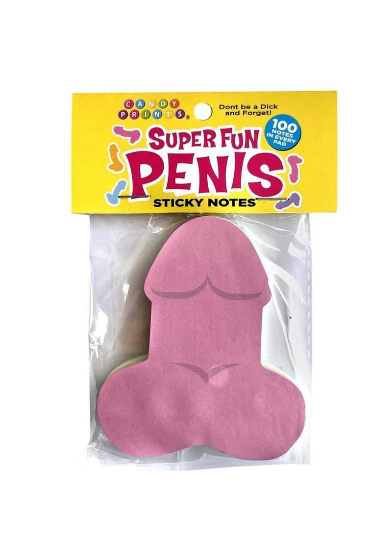 Super Fun Penis Sticky Notes 100 Page Hilarious Adult Gag Gift Pad - Image 2