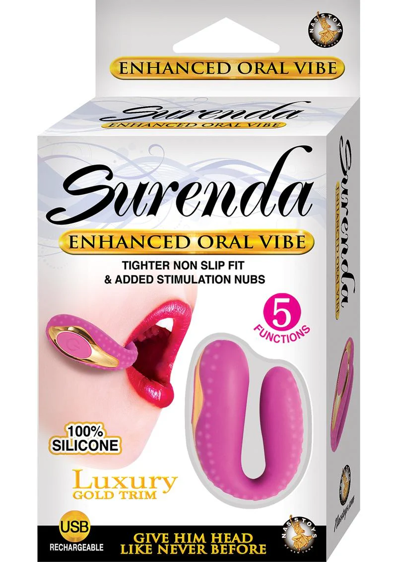 Surenda Enhanced Oral Vibe Silicone Vibrator 5 Functions - Image 3