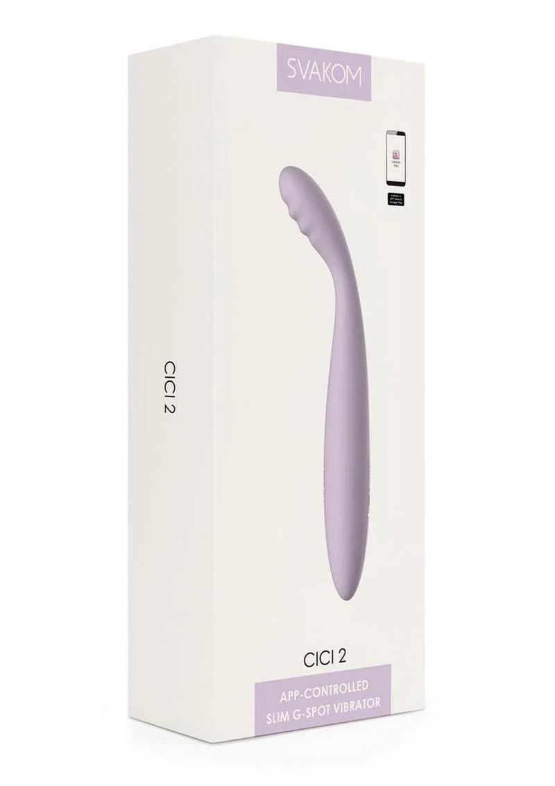 Svakom Cici 2 App Controlled Slim G-Spot Vibrator - Image 4