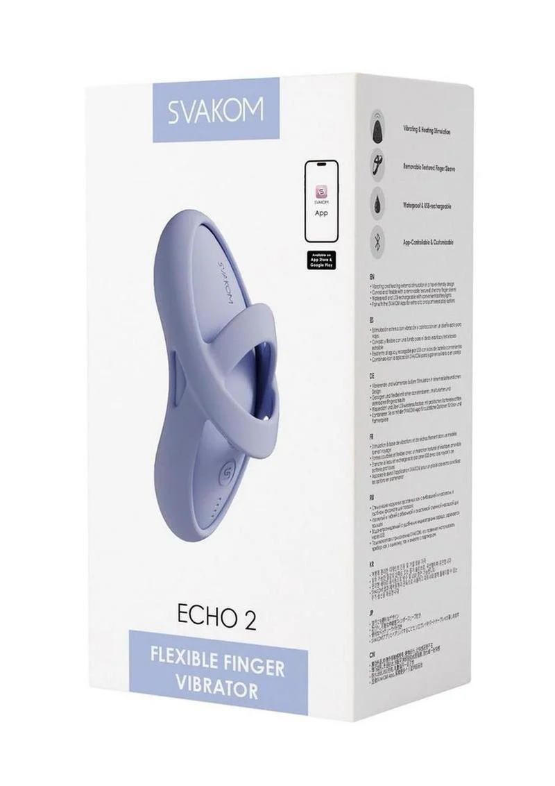 Svakom Echo Compatible Recharge Heated Finger Vibrator - Image 8