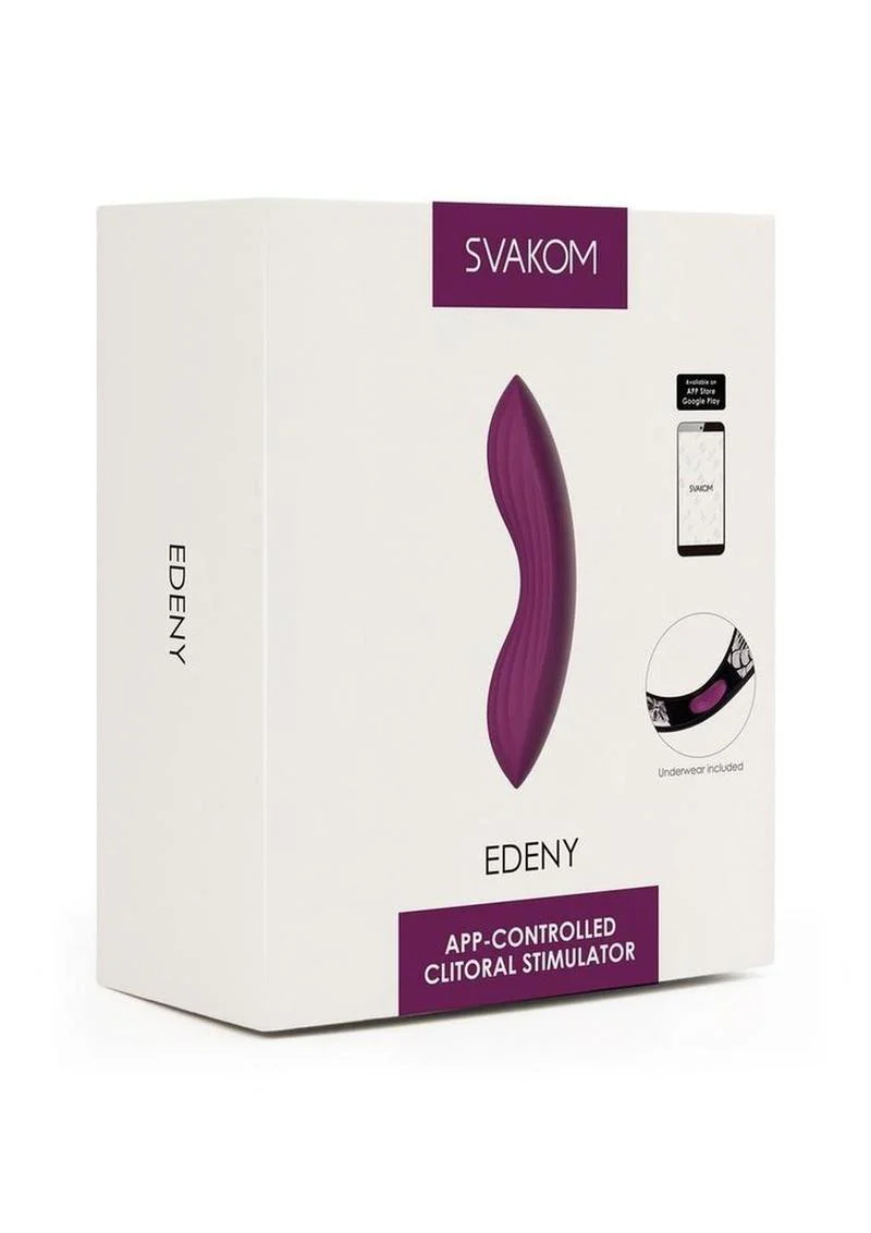 Svakom Edeny App-Controlled Clitoral Stimulator Wearable Vibrator - Image 4
