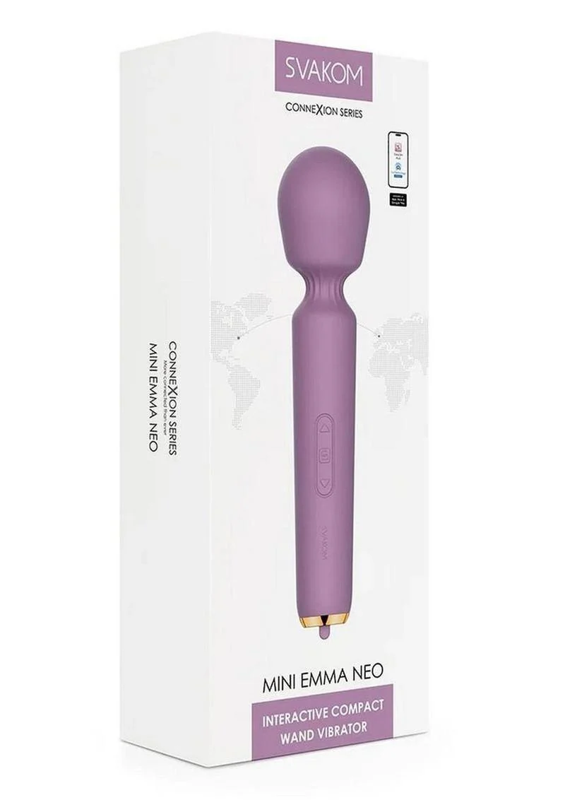 Svakom Mini Emma Neo Wand Vibrator Interactive And App-Controlled - Image 4