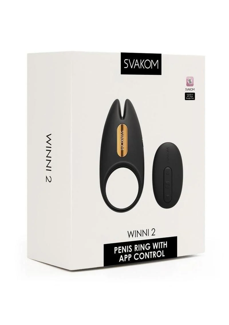 SVAKOM Winni Silicone App-Controlled Penis Ring With Remote Controlled - Image 4