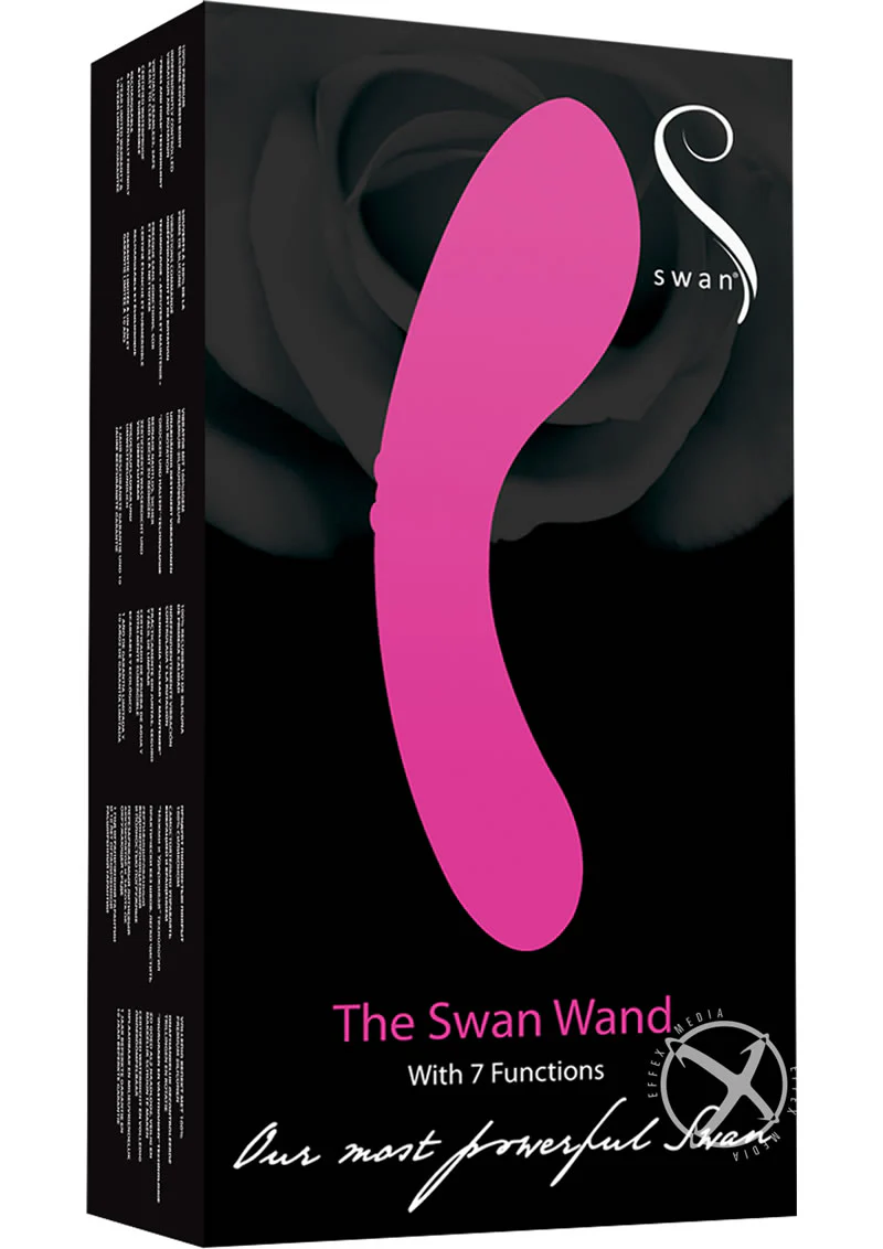 Swan The Swan Wand Silicone Rechargeable Massager - Image 2