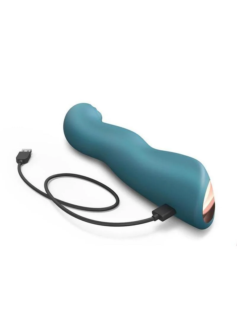 Swap Rechargeable Silicone Vibrator - Teal Me - Image 4