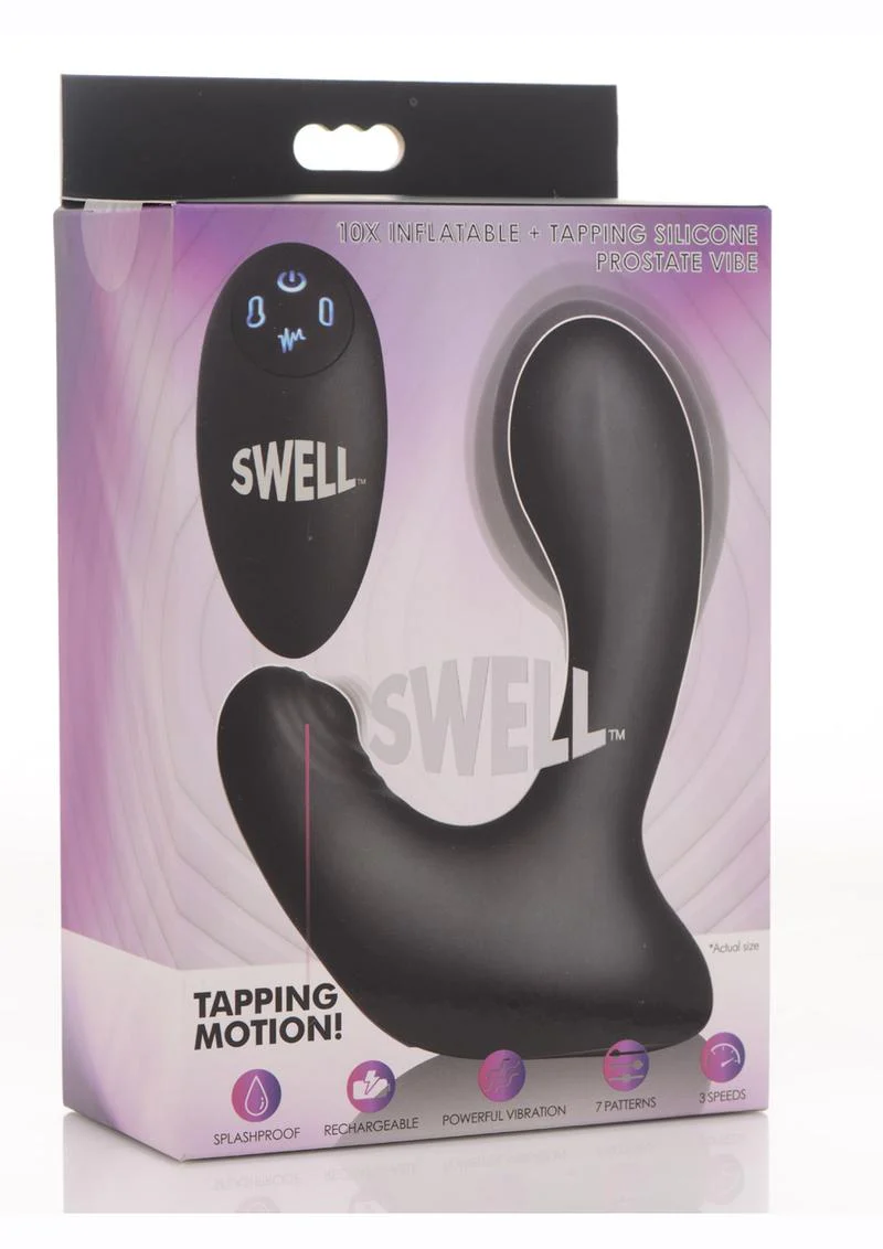 Swell Inflatable and Tapping Silicone Prostate Vibrator - Image 4