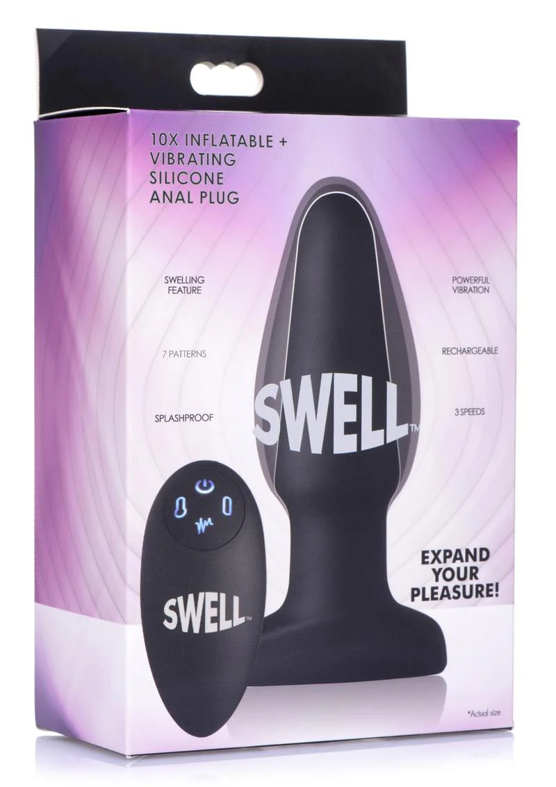 Swell Inflatable Vibrating Anal Plug With Remote Control - Image 4