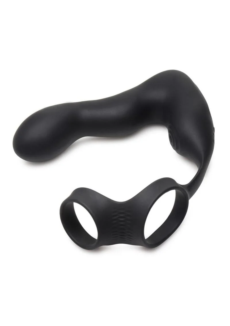 Swell Rechargeable Silicone Inflatable Prostate Plug with Cock And Ball Ring - Image 3