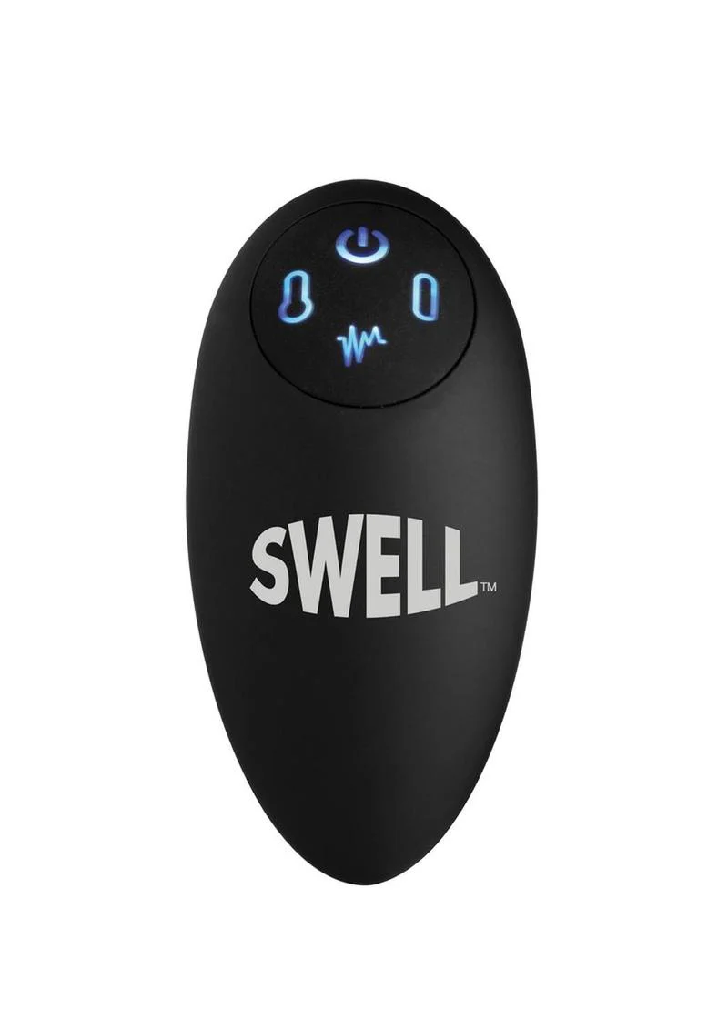 Swell 10x Inflatable Vibrating Silicone Rechargeable Prostate Plug with Remote Control - - Image 2