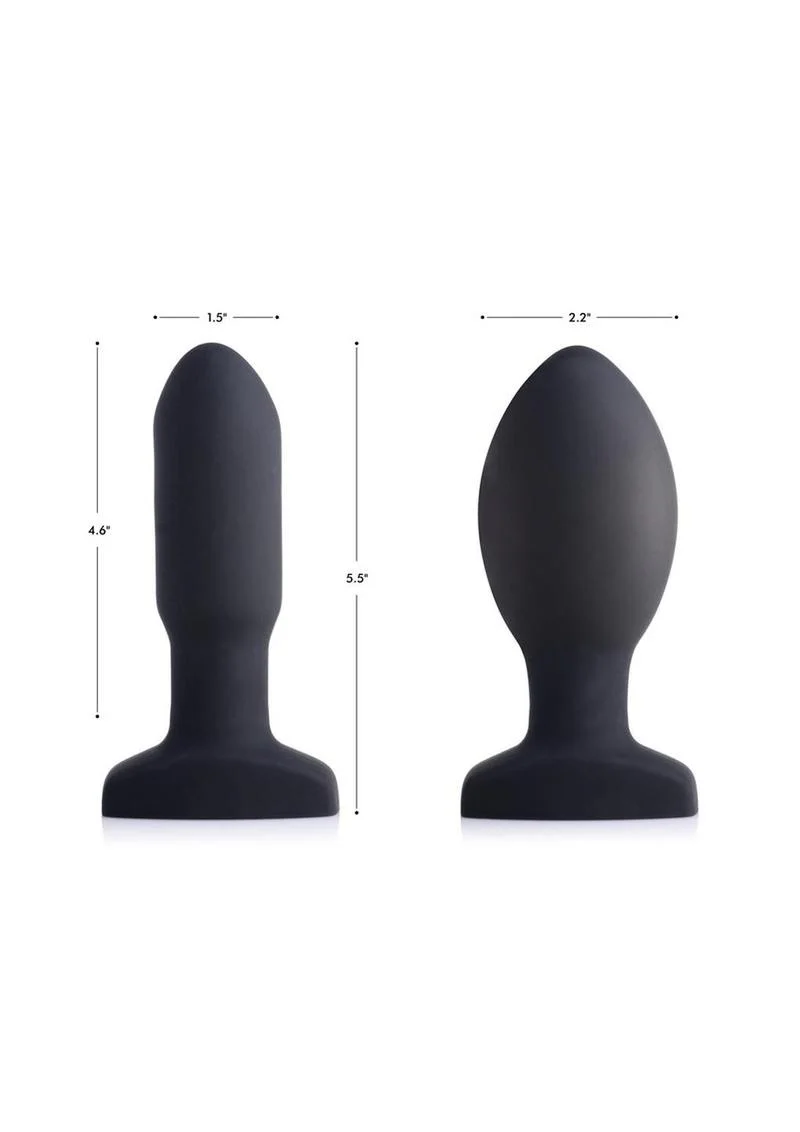 Swell 10x Inflatable Vibrating Silicone Rechargeable Prostate Plug with Remote Control - - Image 3