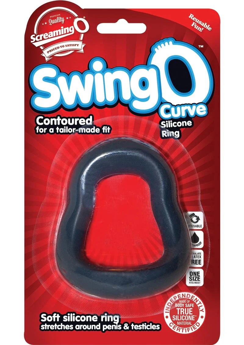 SwingO Curve Soft And Reusable Silicone Cock Ring - Image 7