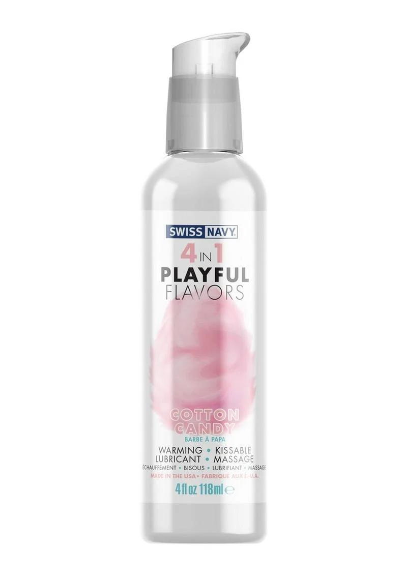 Swiss Navy 4-in-1 Cotton Candy Flavored Lubricant - Image 4