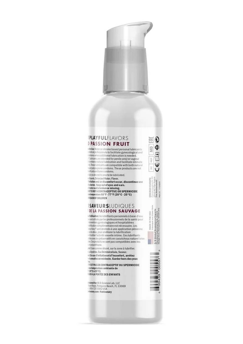 Swiss Navy 4-in-1 Wild Passion Fruit Flavored Lubricant - Image 6
