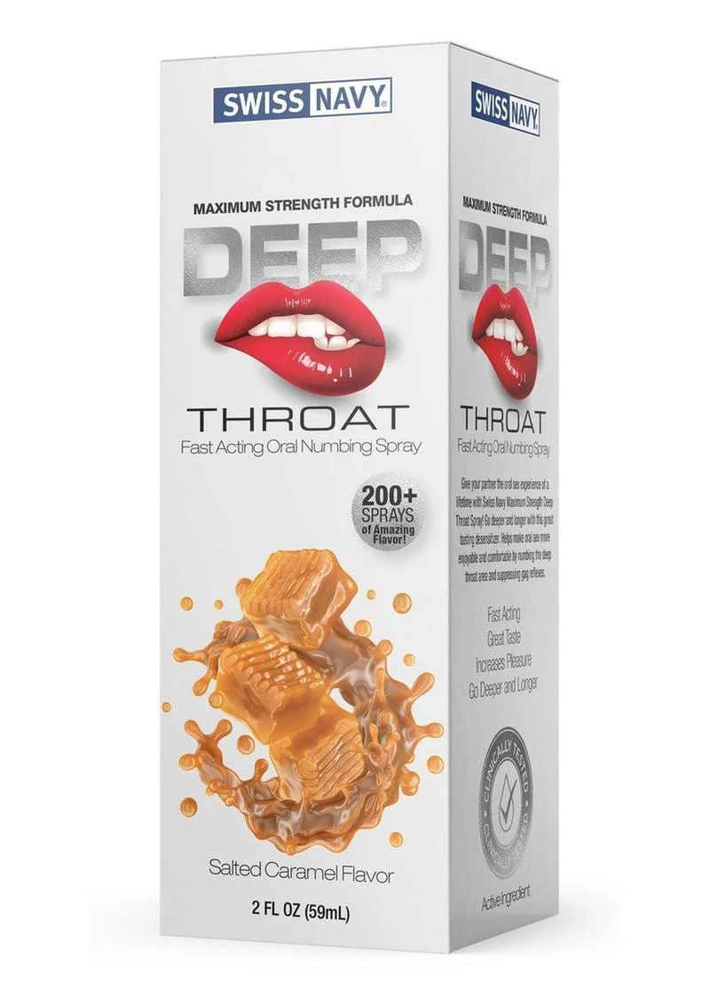 Swiss Navy Deep Throat Fast Acting Oral Numbing Spray - Image 2