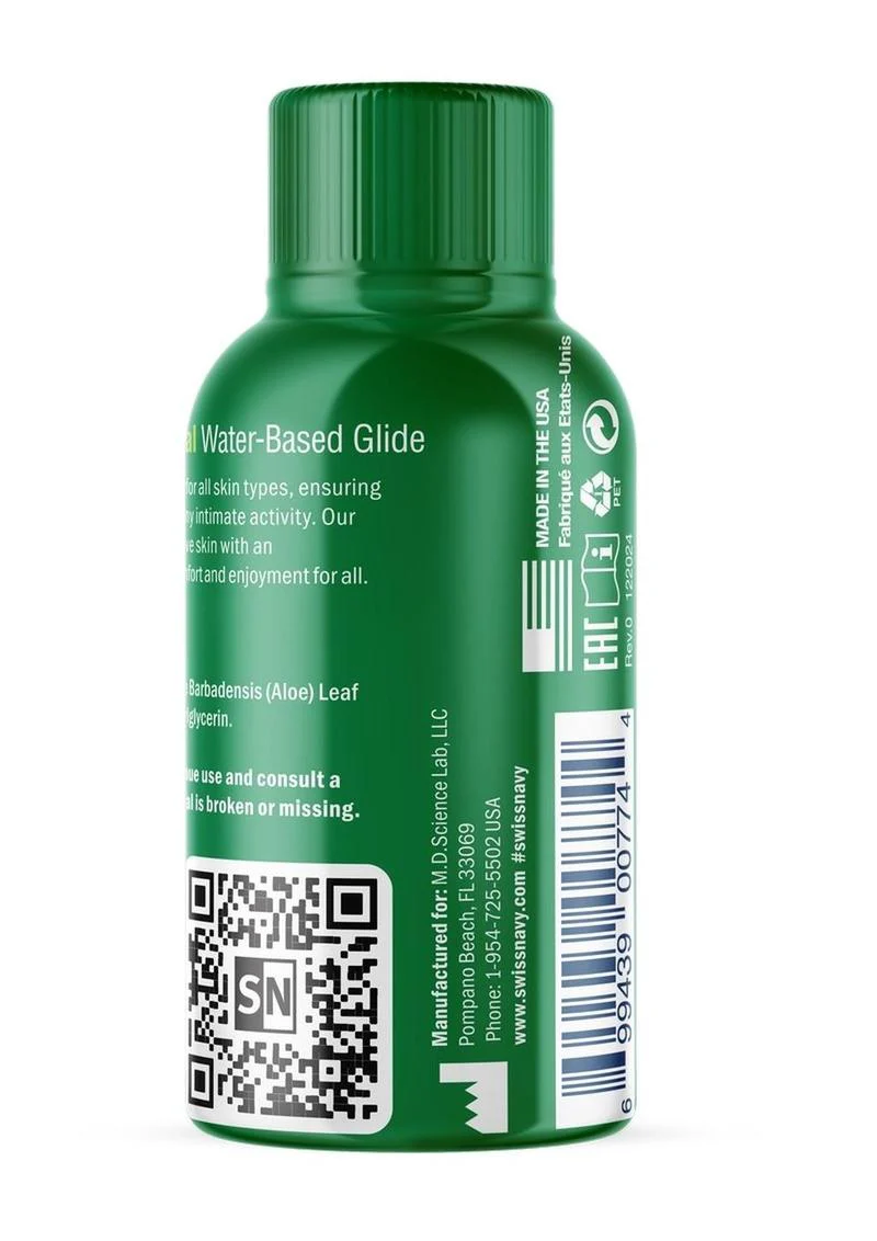 Swiss Navy Natural Water Based Glide Lubricant - Image 4