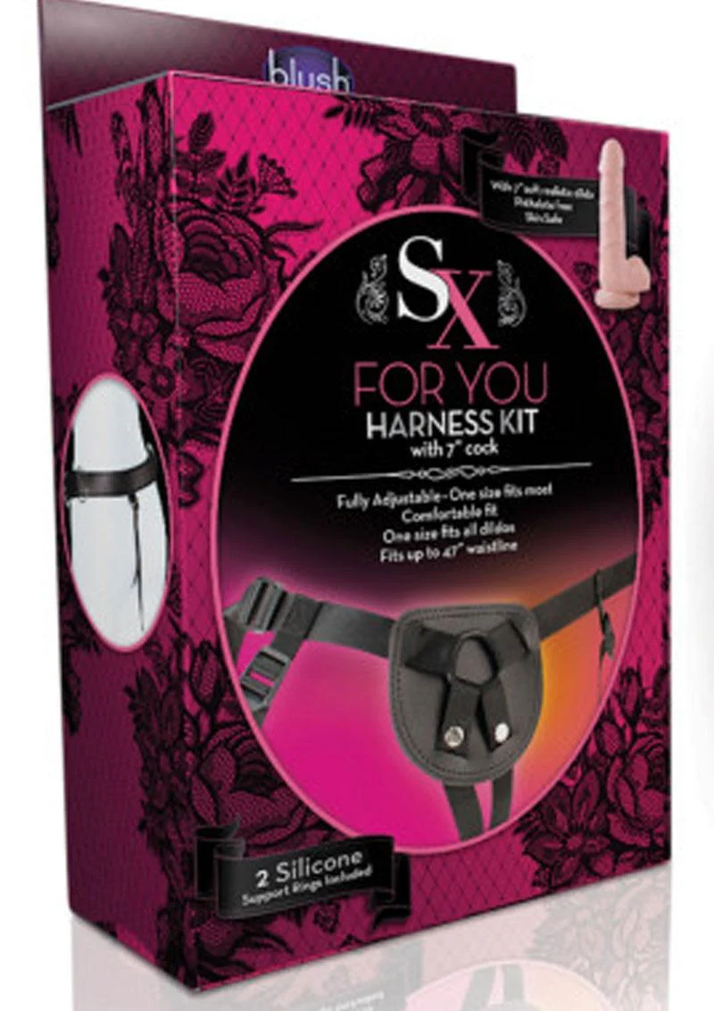 SX For You Adjustable Harness Kit with Silicone Dildo - Image 2