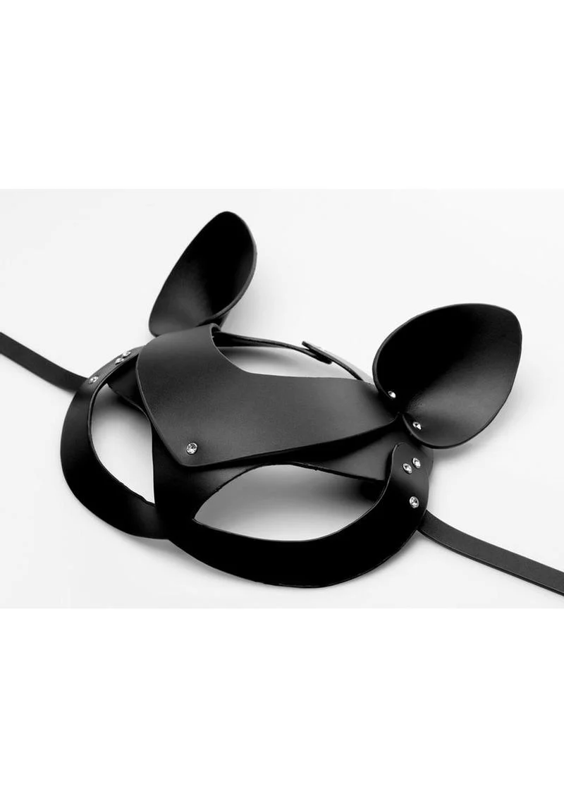 Tailz Black Purrfect  Cat Tail Anal Plug & Mask Set - Image 2