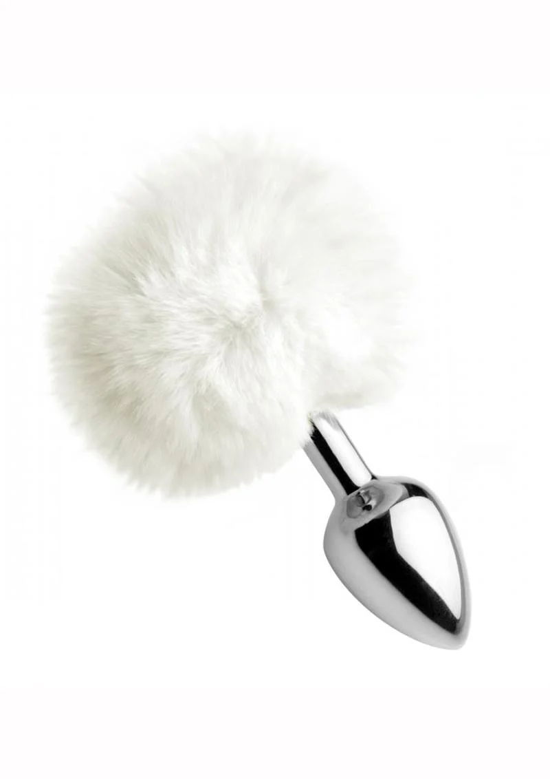 Tailz Fluffy Bunny Tail Pink Plush Rabbit Tail Anal Plug - Image 4