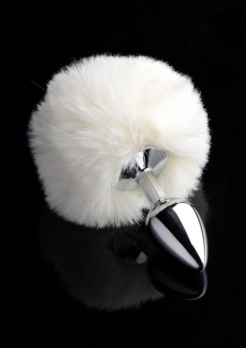 Tailz Fluffy Bunny Tail Pink Plush Rabbit Tail Anal Plug - Image 5