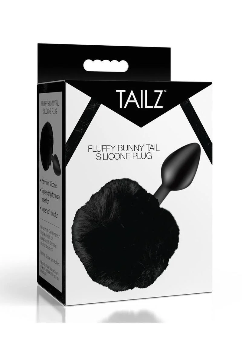 Tailz Fluffy Bunny Tail Silicone Plug - Image 4