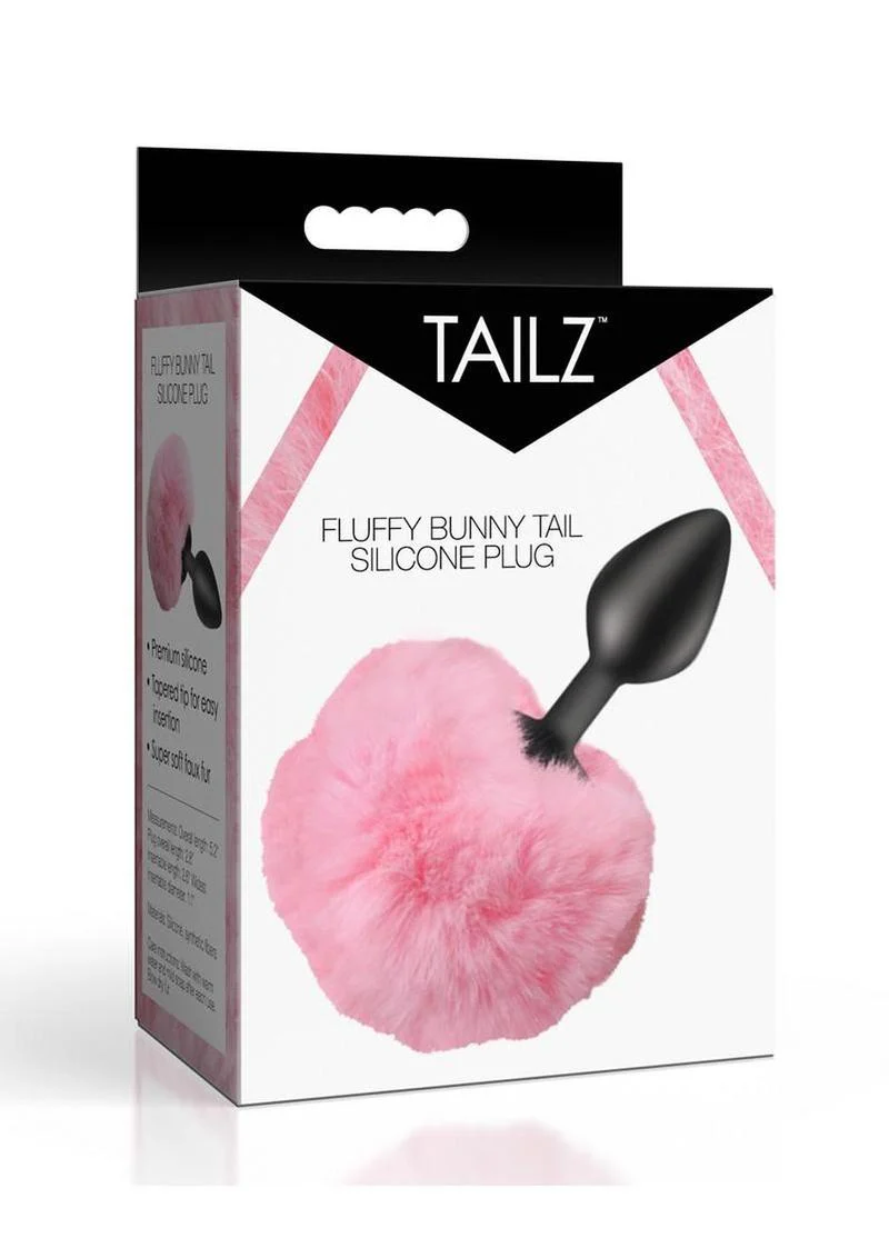 Tailz Fluffy Bunny Tail Silicone Plug - Image 5