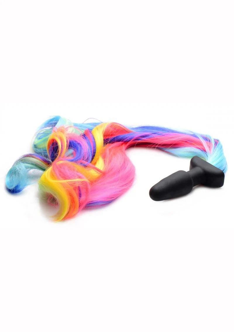 Tailz Hot Pink Pony Tail Anal Plug Fun and Flirty Anal Play Accessory - Image 4