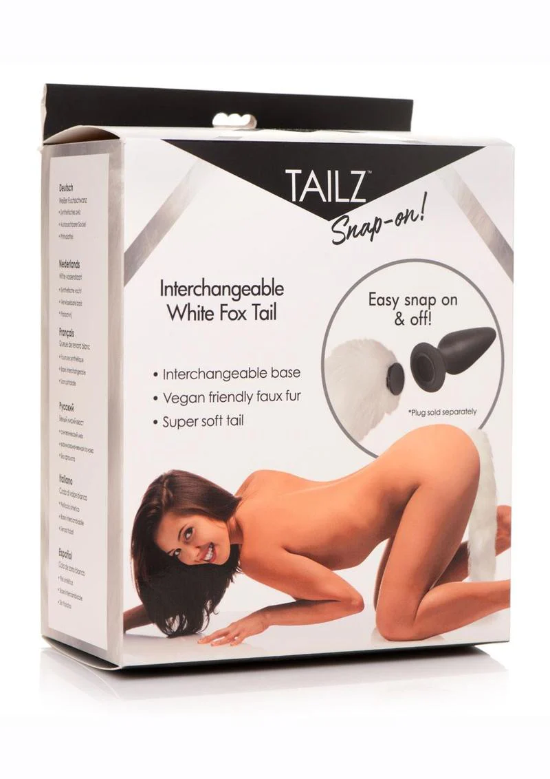 Tailz Interchangeable Fox Tail Vegan Friendly Faux Fur Anal Accessory - Image 10