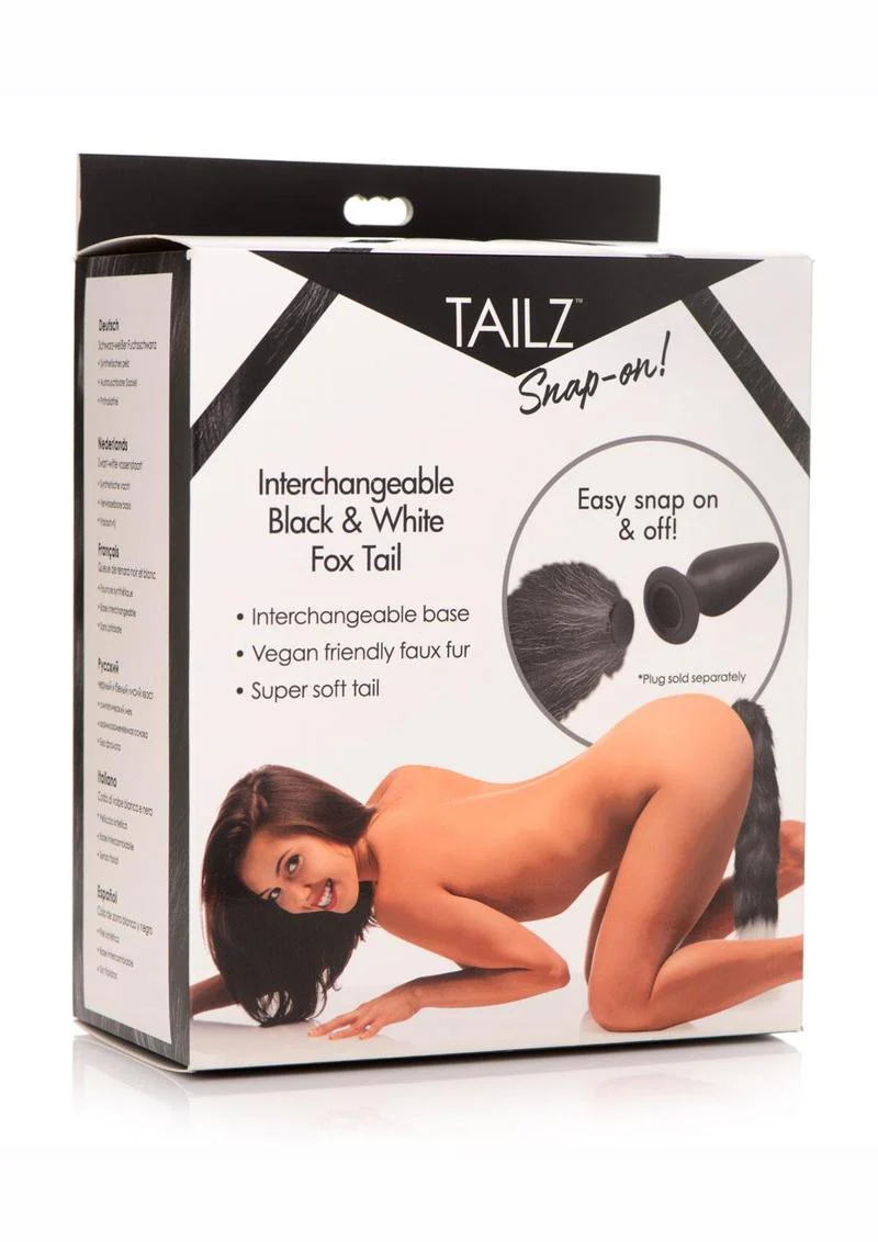 Tailz Interchangeable Fox Tail Vegan Friendly Faux Fur Anal Accessory - Image 11