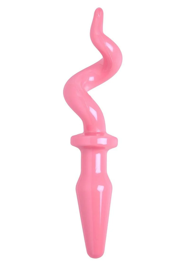 Tailz Piggy Tail Silicone Curly Tail Anal Plug - Image 2