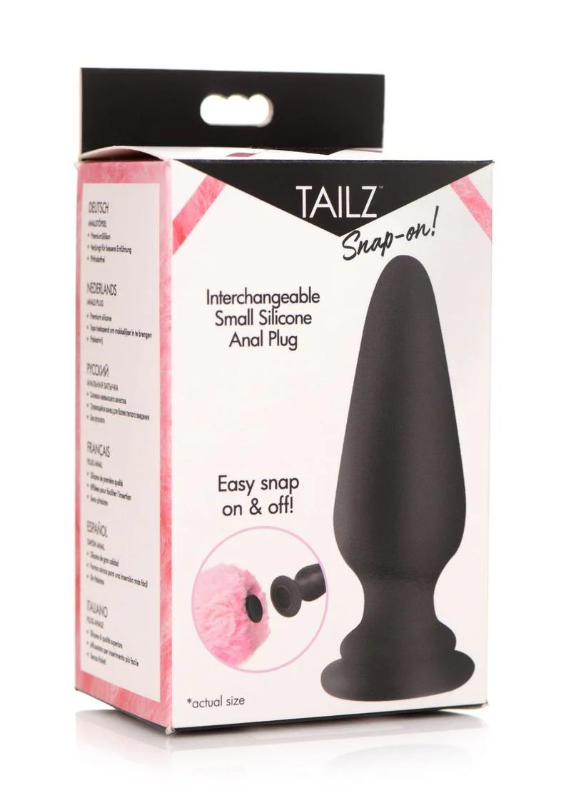 Tailz Snap-On Small Silicone Anal Plug Interchangeable - Image 6