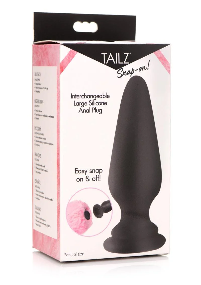 Tailz Snap-On Small Silicone Anal Plug Interchangeable - Image 7