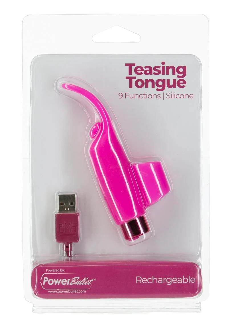 Teasing Tongue with Rechargeable Powerbullet - Image 4