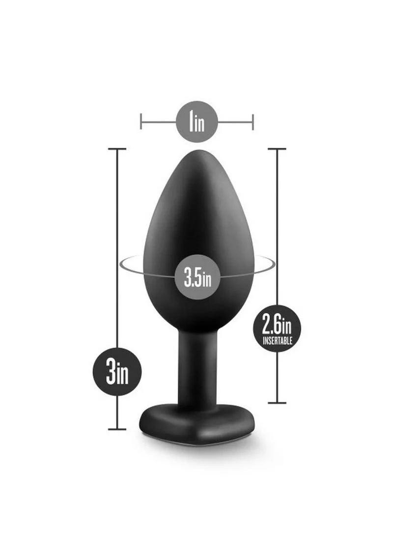 Temptasia Bling Plug Small Silicone Butt Plug - Image 3