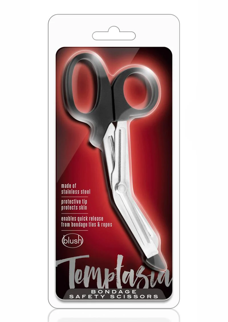 Temptasia Bondage Safety Scissors Quick Release Stainless Steel Cutter - Image 4