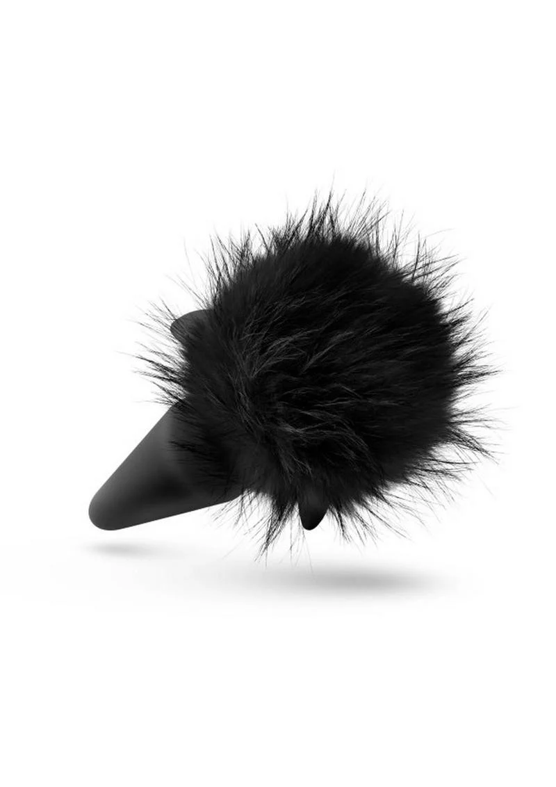 Temptasia Bunny Tail Pom Plug Silicone Anal Plug with Fluffy Tail - Image 2