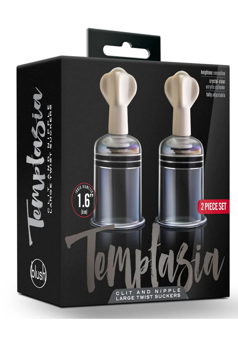 Temptasia Clit and Nipple Large Twist Suckers Set of 2 - Image 4