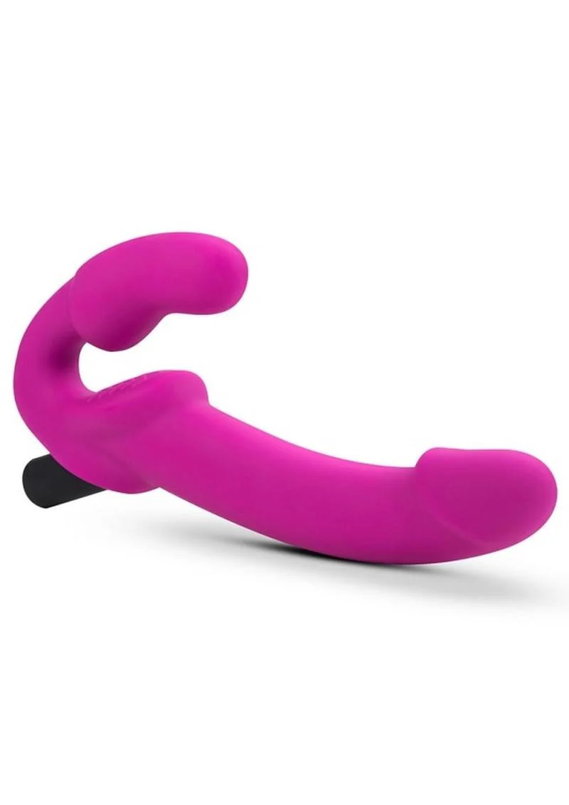 Temptasia Estella Strapless Silicone Vibrating Dildo with Rechargeable Bullet - Image 2