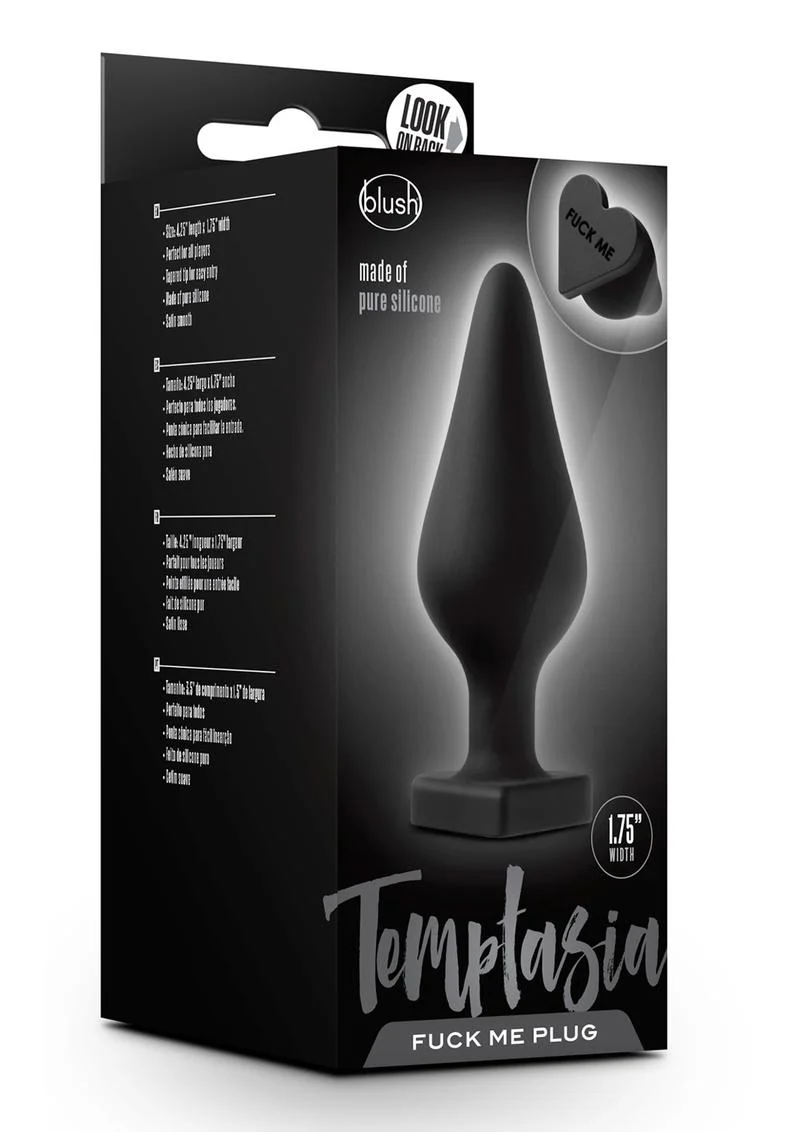 Temptasia Fuck Me Silicone Butt Plug - Image 3