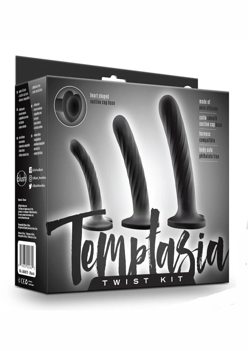 Temptasia Twist Silicone Body Safe Dildo Kit - Image 4