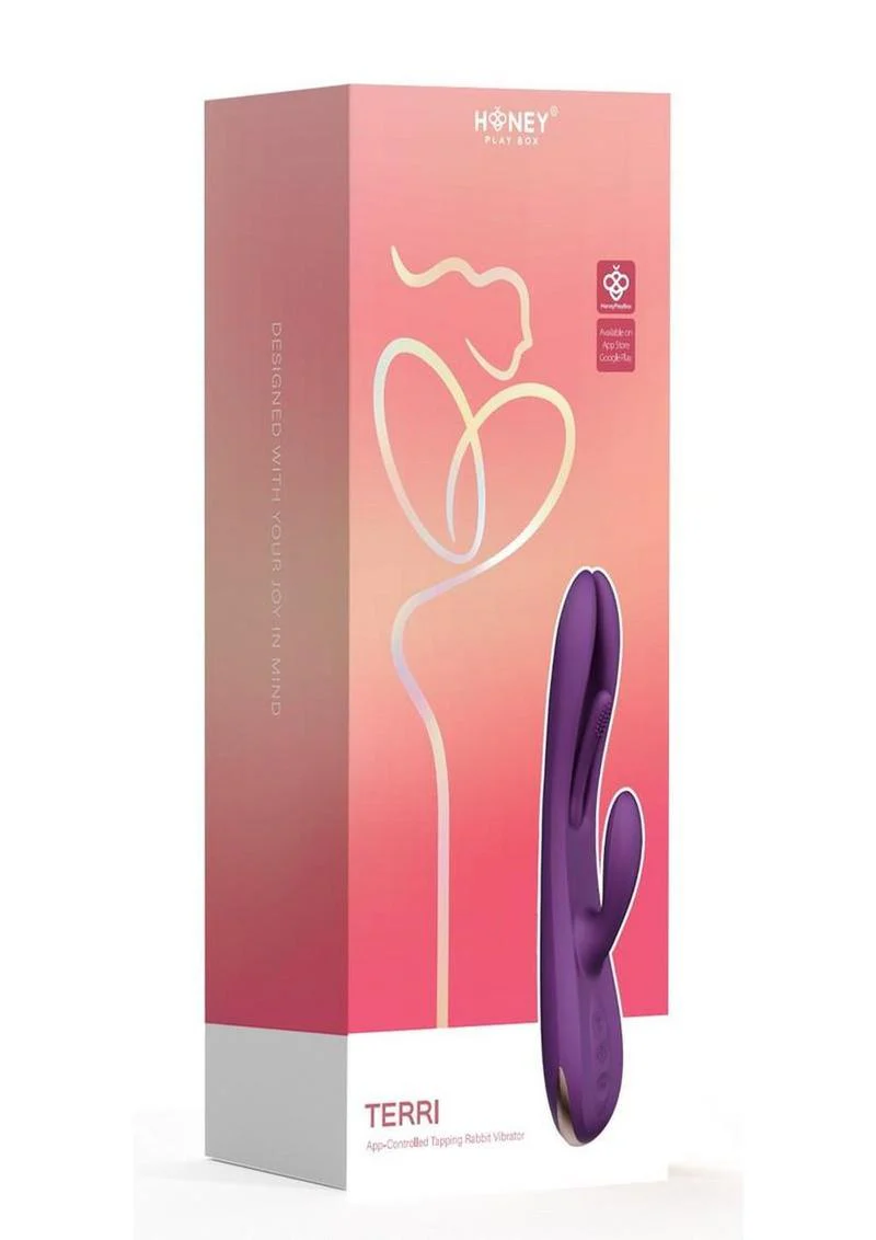 Terri App-Controlled Tapping Rabbit Vibrator - Image 3