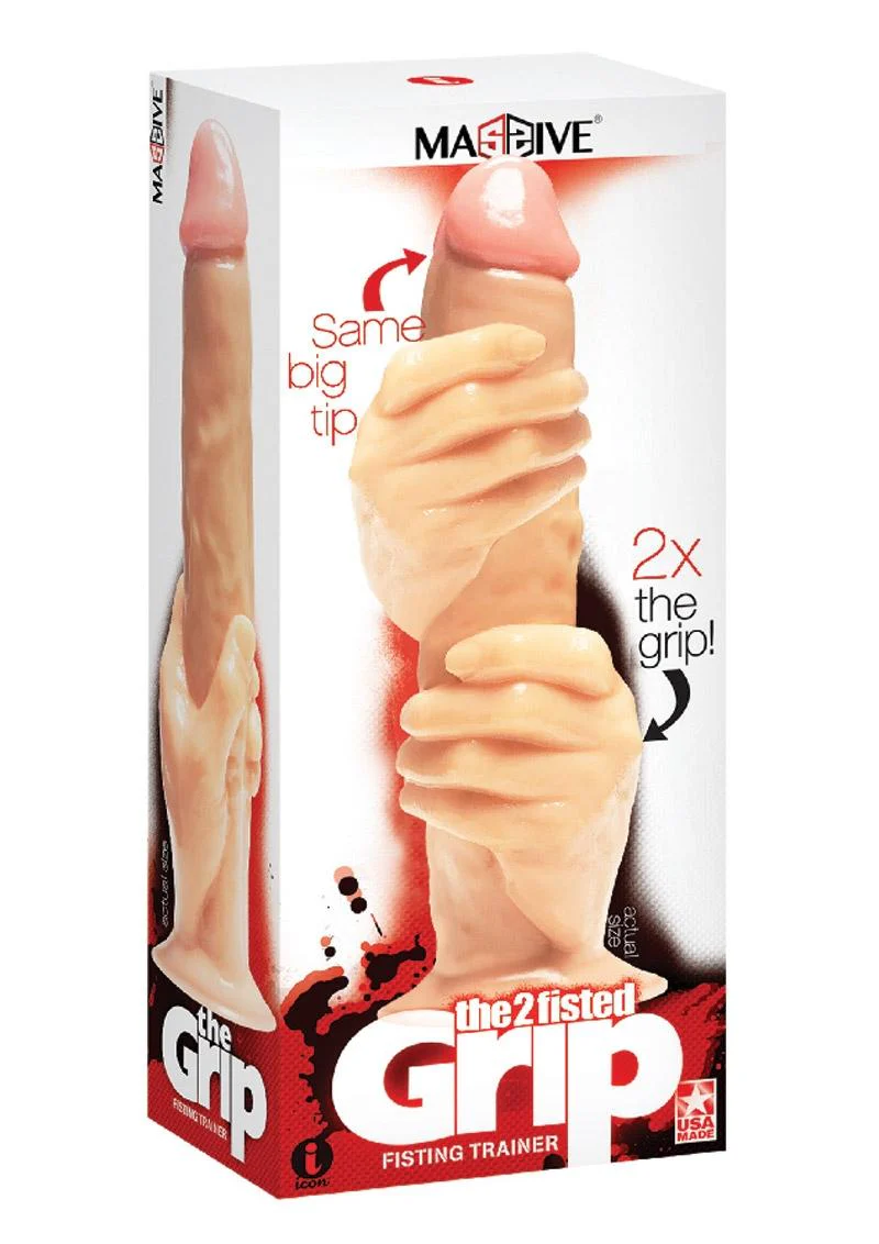 The 2 Fisted Grip Dildo For Dual Grip Fisting Trainer by Massive - Image 2