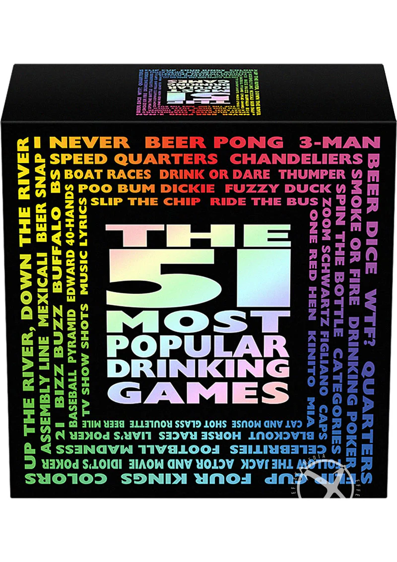 The 51 Most Popular Drinking Games Comprehensive Game Set - Image 2