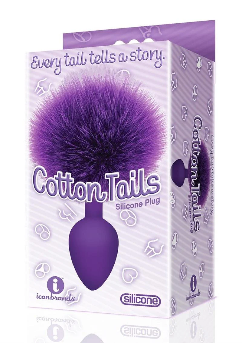 The 9’s Cotton Tails Silicone Bunny Tail Butt Plug - Image 3