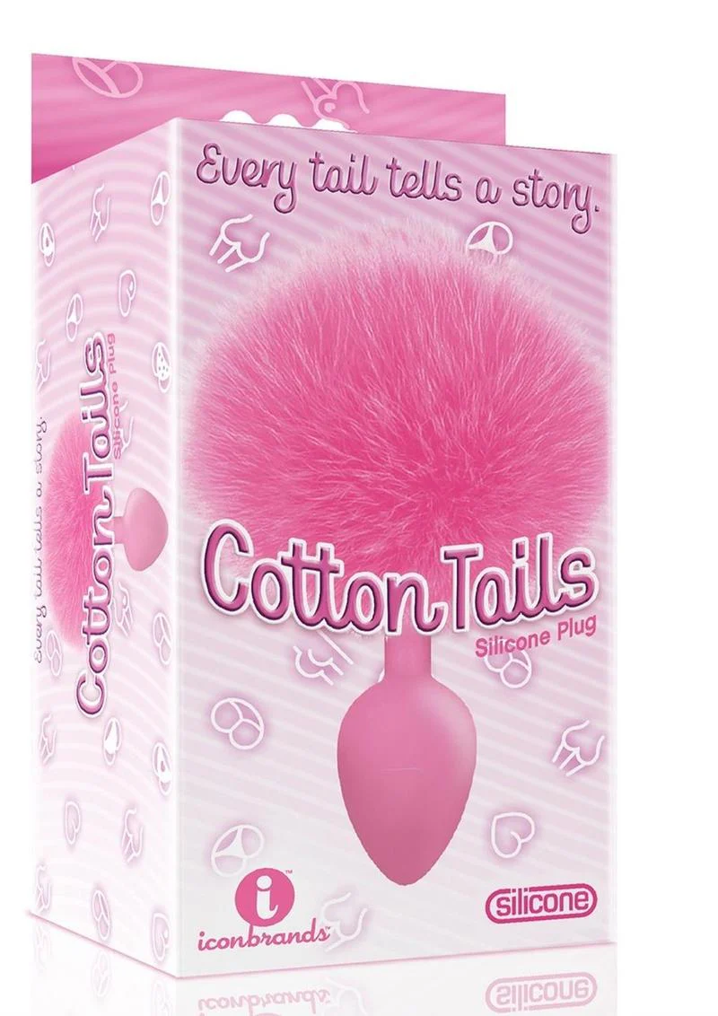 The 9’s Cotton Tails Silicone Bunny Tail Butt Plug - Image 4