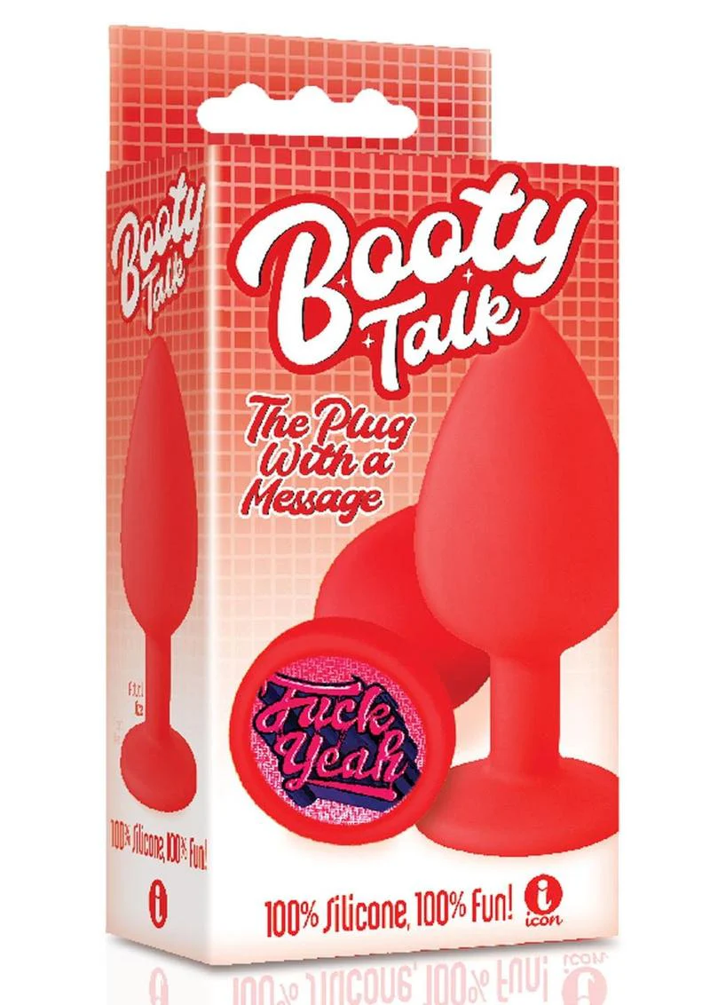 The 9's Booty Talk Silicone Butt Plug - Image 2